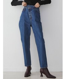 LAGUNAMOON | ウエストアシンメトリーデニムパンツ(デニムパンツ)