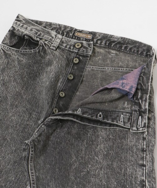 URBAN RESEARCH（アーバンリサーチ）の「Willow Pants　デッドストックBLKケミカル（デニムパンツ・メンズ・IND-CHEMI・0/1）」の7枚目の写真