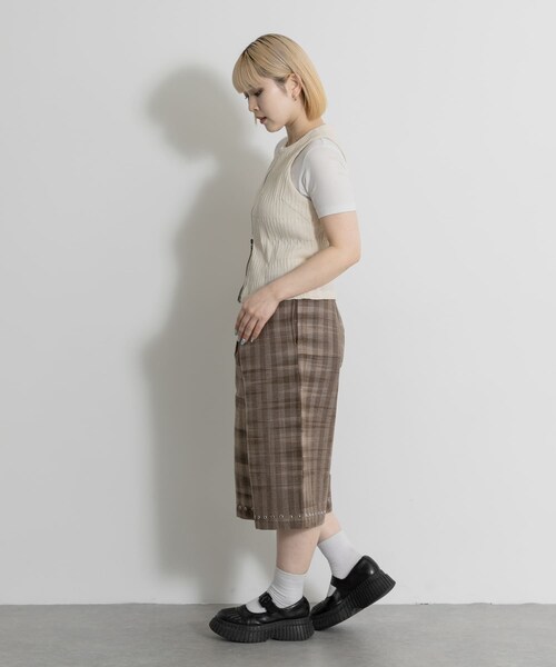 THE GOODLAND MARKET（ザグッドランドマーケット）の「PALIT　Bermuda Short Terrain（その他パンツ・レディース・BROWN・M/L）」の8枚目の写真