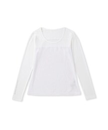 ROPE' | 【UV】【接触冷感】メッシュ切替ラウンドプルオーバー(Tシャツ/カットソー)