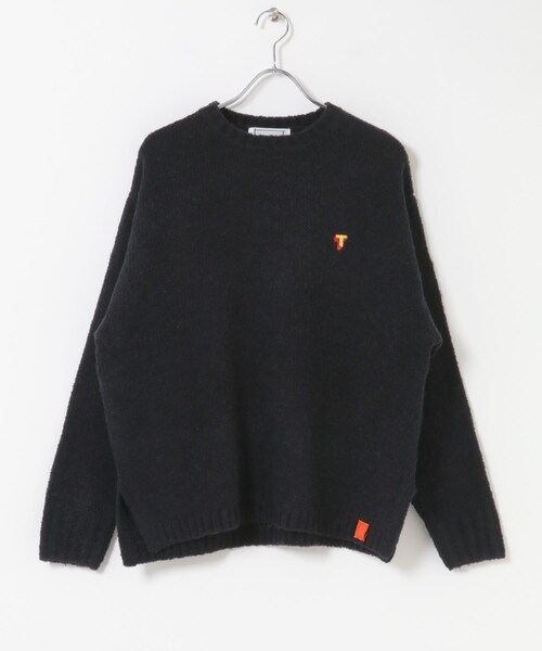 THE GOODLAND MARKET（ザグッドランドマーケット）の「TONY　Pier Ring Yarn Knit（ニット/セーター・メンズ・BLK/MOKA/GRN・M/XL）」の7枚目の写真