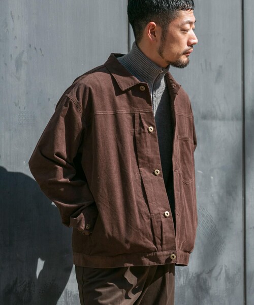 URBAN RESEARCH ROSSO（アーバンリサーチロッソ）の「『XLサイズあり』リラックスコーデュロイブルゾン（ブルゾン・メンズ・KHAKI/MOCHA/BLACK・M/L/XL）」の21枚目の写真