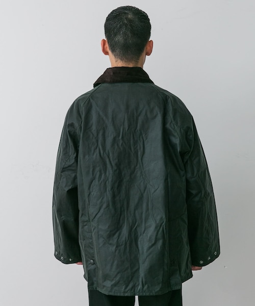 URBAN RESEARCH DOORS（アーバンリサーチドアーズ）の「OS BEDALE WAX JACKET（テーラードジャケット・メンズ・BLACK/SAGE・36/38/40）」の10枚目の写真