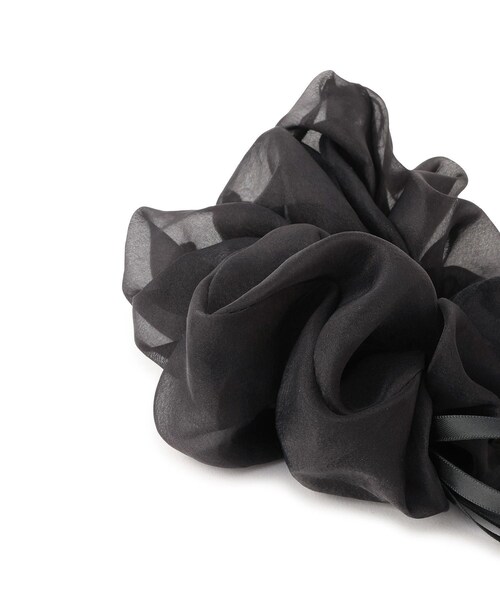 VIS(ビス)の「シフォンリボンシュシュ(シュシュ・レディース・ブラック/ベージュ・F)」の13枚目の写真