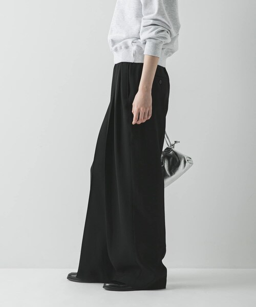 URBAN RESEARCH(アーバンリサーチ)の「ダブルクロスキュプライージーパンツ(その他パンツ・レディース・CHARCOAL/BLACK/YEL BEIGE・36/38)」の5枚目の写真