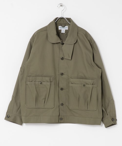 URBAN RESEARCH DOORS(アーバンリサーチドアーズ)の「SASSAFRAS OVERGROWN TRUG JACKET(テーラードジャケット・メンズ・OLIVE/BLACK・S/M/L)」の2枚目の写真