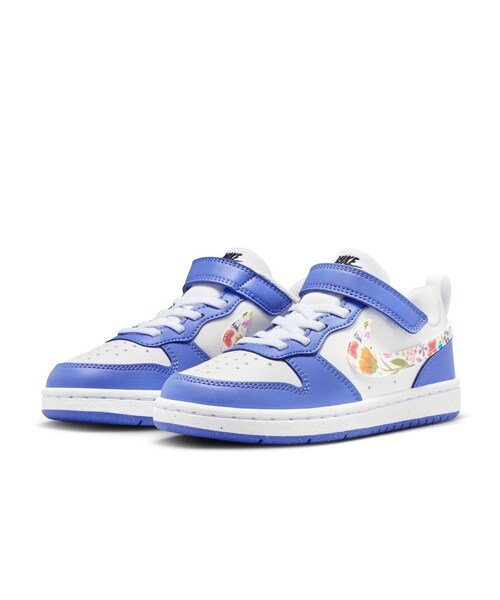 ROPE' PICNIC(ロペピクニック)の「【KIDS/キッズ】【NIKE/ナイキ】コート ボロー LOW FL PS(スニーカー・キッズ・キナリ・18/19/20/21)」の2枚目の写真
