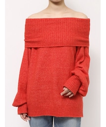 Ungrid | オフショルルーズニット(ニット/セーター)