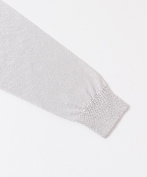 URBAN RESEARCH DOORS（アーバンリサーチドアーズ）の「LIFE STYLE TAILOR　マシンウォッシャブルハイゲージモックニット（シャツ/ブラウス・メンズ・IVORY/NAVY/杢CHARCOAL/杢BROWN・M/L）」の14枚目の写真