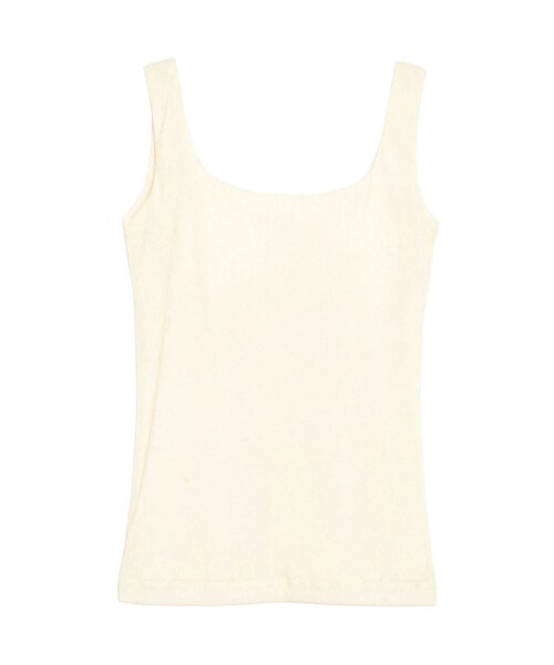 ELENDEEK（エレンディーク）の「FROCKY TULLE PAD TANK（タンクトップ・レディース・ブラック/イエロー/ベージュ・F）」の4枚目の写真