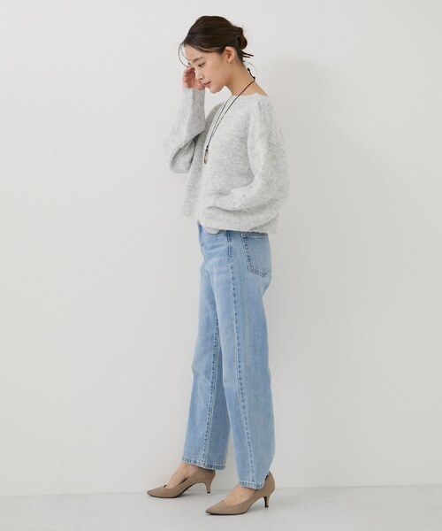 Jayro(ジャイロ)の「チョーカー付き前後2WAYカーディガン(カーディガン/ボレロ・レディース・チャコール/ライトグレー/オフホワイト/ダークブラウン・M)」の20枚目の写真