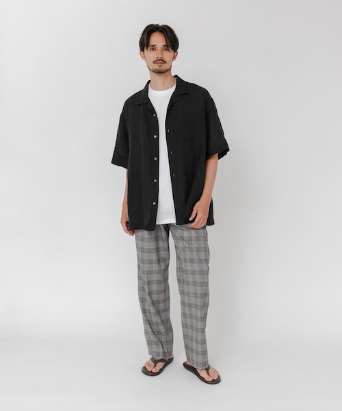 URBAN RESEARCH(アーバンリサーチ)の「『別注』BROOKS BROTHERS×URBAN RESEARCH LINEN CAMP SHIRTS SHORT-SLEEVE(シャツ/ブラウス・メンズ・BLACK/BLUE/BODEAUX・M/L/XL)」の16枚目の写真