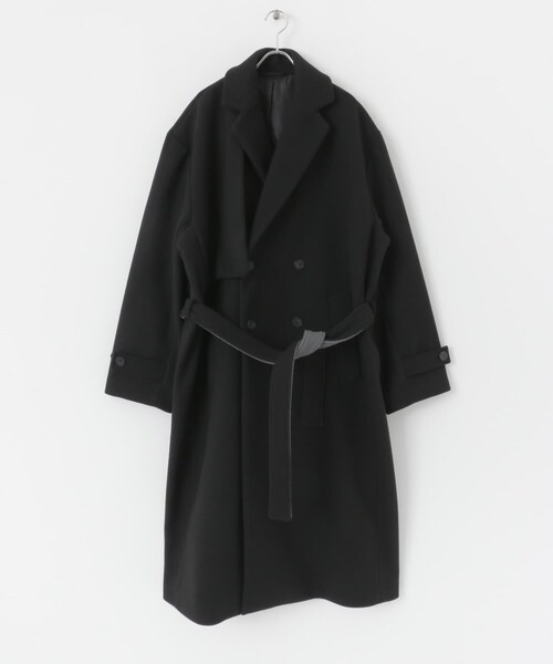 SENSE OF PLACE by URBAN RESEARCH(センスオブプレイスバイアーバンリサーチ)の「『わたべ×SOP』ダブルロングコート(チェスターコート・メンズ・GRAY/BLACK・M/L)」の11枚目の写真