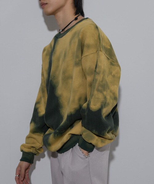 SENSE OF PLACE by URBAN RESEARCH（センスオブプレイスバイアーバンリサーチ）の「ブリーチクルーネックウェット（スウェット・メンズ・GREEN/BLACK/BURGUNDY・M/L）」の16枚目の写真