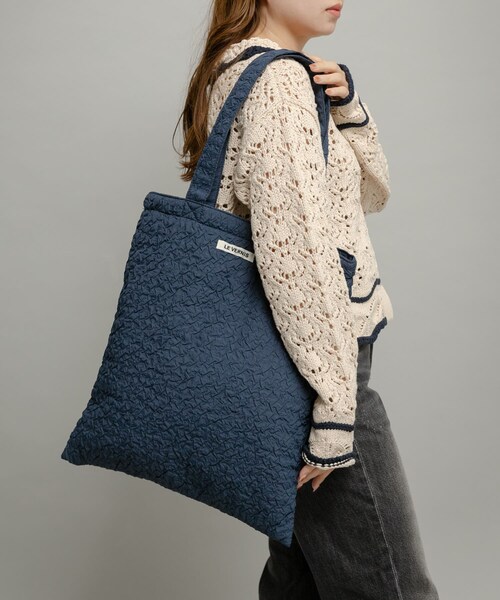 URBAN RESEARCH Sonny Label（アーバンリサーチサニーレーベル）の「LE VERNIS　Sub tote bag（トートバッグ・レディース・ネイビー/ライトベージュ/ブラック・one）」の14枚目の写真