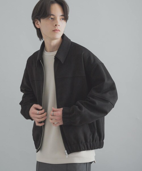 SENSE OF PLACE by URBAN RESEARCH（センスオブプレイスバイアーバンリサーチ）の「F/S ZIPブルゾン（ブルゾン・メンズ・BLACK/BEIGE/KHAKI・M/L）」の9枚目の写真