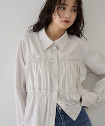 VIS（ビス）の「ビスチェシャーリングシャツ（シャツ/ブラウス）」