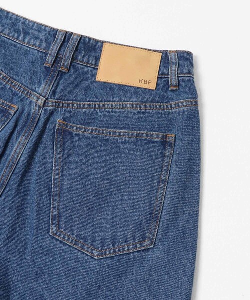 KBF（ケイビーエフ）の「シームポケットフレアデニム（デニムパンツ・レディース・L.BLUE/BLUE/L.BLUE刺繍/BLUE刺繍・36/38）」の14枚目の写真