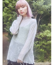 merry jenny | floralシアーメロウtops(Tシャツ/カットソー)