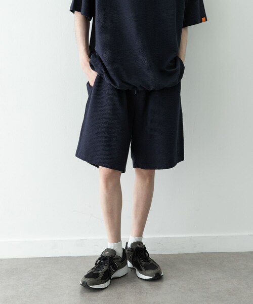URBAN RESEARCH Sonny Label（アーバンリサーチサニーレーベル）の「カットシアサッカーショートパンツ（その他パンツ・メンズ・ブラック/ネイビー・M/L）」の20枚目の写真