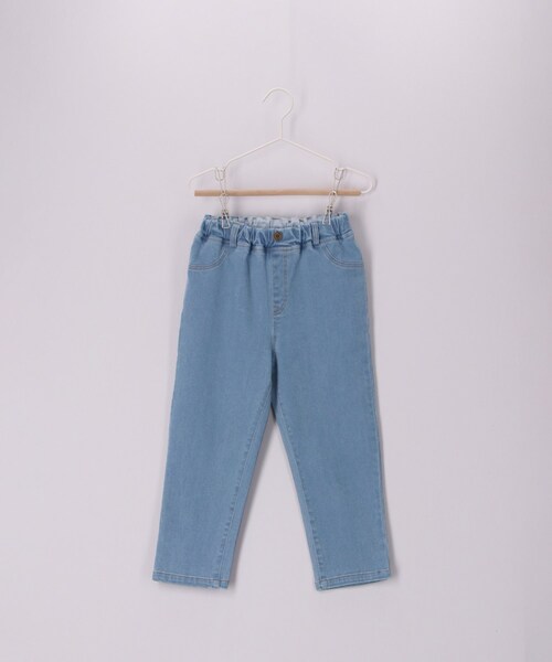 ROPE' PICNIC(ロペピクニック)の「【KIDS】ゆったりテーパードデニムパンツ(デニムパンツ・キッズ・ネイビー/サックス・120/130/140/150)」の8枚目の写真