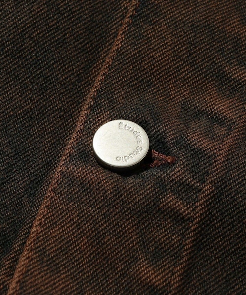 ADAM ET ROPE'（アダムエロペ）の「【Etudes Studio/エチュードストゥディオ】LOOSE DENIM JACKET（デニムジャケット・メンズ・ダークブラウン・46/48）」の8枚目の写真