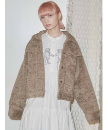 merry jenny | ステンカラーエコーファーカバーオール(カバーオール)