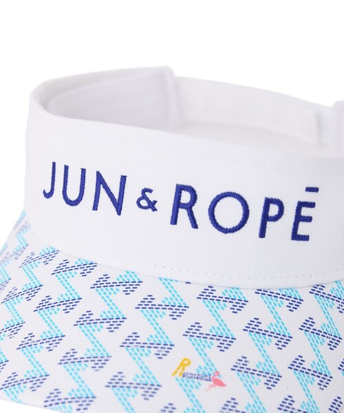 ROPE'（ロペ）の「【Resurrection×JUN&ROPE'】ブリムサンバイザー（サンバイザー・レディース・ホワイト・F）」の5枚目の写真