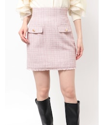 dazzlin | ポケットミニスカート/ツイード(スカート)
