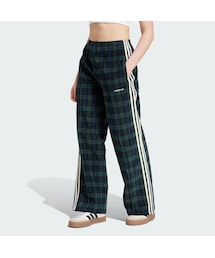 adidas | コーデュロイ タータン ワイドレッグパンツ(その他パンツ)