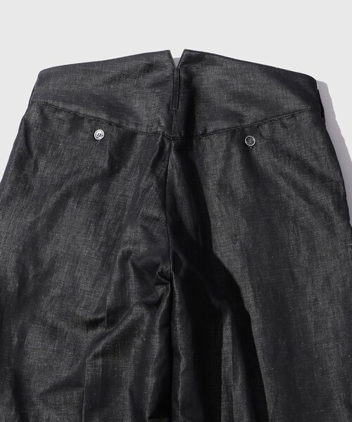 ADAM ET ROPE'（アダムエロペ）の「【Pelemele/ペールメール】HIBACK TROUSERS CHAMBRAY（その他パンツ・メンズ・ブラック・L/M）」の7枚目の写真