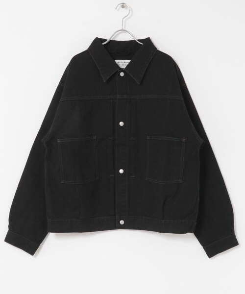 URBAN RESEARCH DOORS（アーバンリサーチドアーズ）の「ENDS and MEANS　Denim Jacket（デニムジャケット・メンズ・Indigo/Black・M/L）」の4枚目の写真