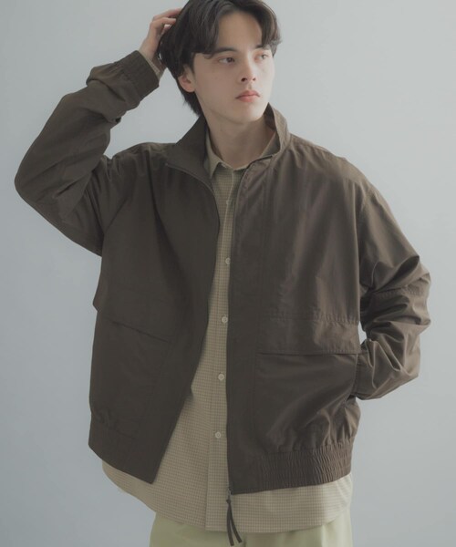 SENSE OF PLACE by URBAN RESEARCH(センスオブプレイスバイアーバンリサーチ)の「リップストップナイロンブルゾン(ブルゾン・メンズ・BLACK/BROWN/YELLOW・M/L)」の22枚目の写真