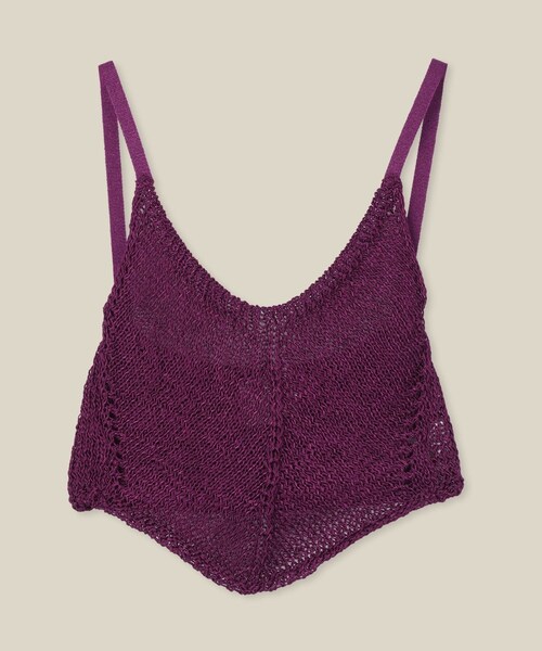 ROPE'(ロペ)の「【forteforte(フォルテ フォルテ)】tops(キャミソール・レディース・パープル系・M)」の1枚目の写真