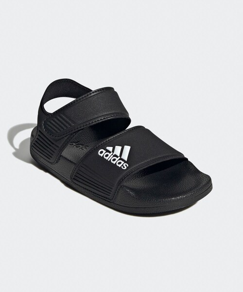 ROPE' PICNIC（ロペピクニック）の「【KIDS/キッズ】【adiddas/アディダス】ADILETTE SANDAL K（サンダル・キッズ・ブラック/ライトグリーン・18/19/20/21）」の18枚目の写真