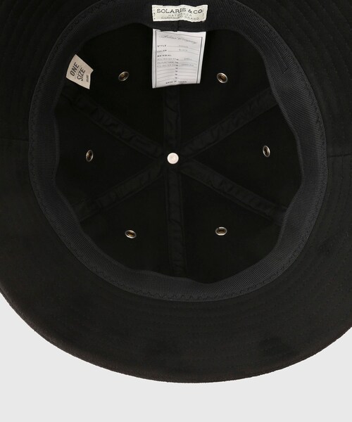 ADAM ET ROPE'（アダムエロペ）の「【SOLARIS&CO./ソロリスアンドコー】BADBOY（ハット・メンズ・ブラック・F）」の6枚目の写真