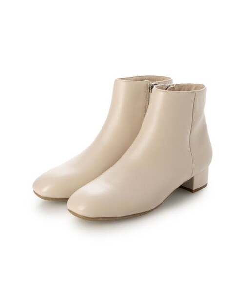 EVOL（イーボル）の「【EVOL/イーボル】 晴雨兼用3.5cmヒールショートブーツ IV5193 （レインシューズ・レディース・BL/DBR/IV・L/24-24.5cm/LL/25-25.5cm/M/23-23.5cm/S/22-22.5cm）」の2枚目の写真