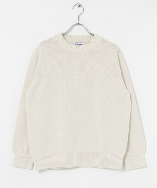 THE GOODLAND MARKET（ザグッドランドマーケット）の「米富繊維　WASHI COTTON KNIT PULLOVER（ニット/セーター・レディース・31PINK/14BLACK/40IVORY・1/3）」の12枚目の写真