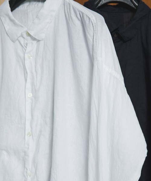 URBAN RESEARCH(アーバンリサーチ)の「Gurank Linen shirts(シャツ/ブラウス・メンズ・WHT/NVY・2/3)」の4枚目の写真