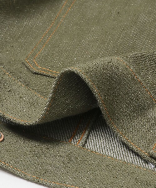 URBAN RESEARCH（アーバンリサーチ）の「Willow Pants　Y-002（デニムジャケット・メンズ・OLV-denim・0/1）」の8枚目の写真