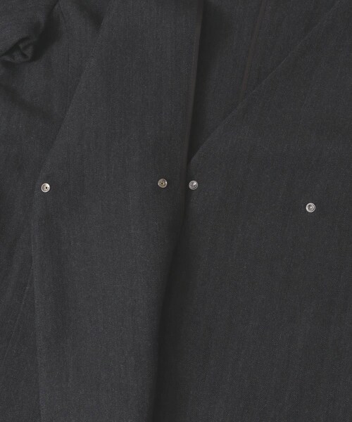 URBAN RESEARCH（アーバンリサーチ）の「ノーカラーヘリンボンジャケット（ノーカラージャケット・レディース・BROWN/D.GRY・36/38）」の13枚目の写真