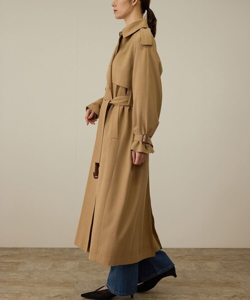 ROPE'(ロペ)の「MANTECO(マンテコ) テンセルウールトレンチコート(トレンチコート・レディース・ベージュ・36/38)」の15枚目の写真