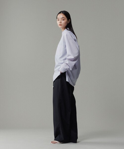 ADAM ET ROPE'（アダムエロペ）の「【NIKKE】 バンドカラー シャツ