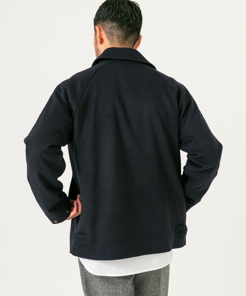 URBAN RESEARCH ROSSO（アーバンリサーチロッソ）の「スーパー100 ショートブルゾン（ブルゾン・メンズ・NAVY/BLACK・M/L）」の22枚目の写真