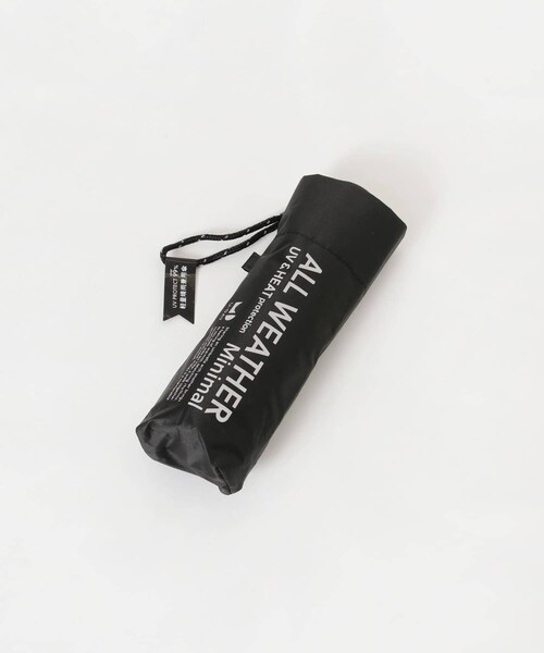 SMELLY（スメリー）の「『晴雨兼用』because　ユニセックス オールウェザーミニマル（長傘・レディース・GRY/BLK・Free）」の12枚目の写真