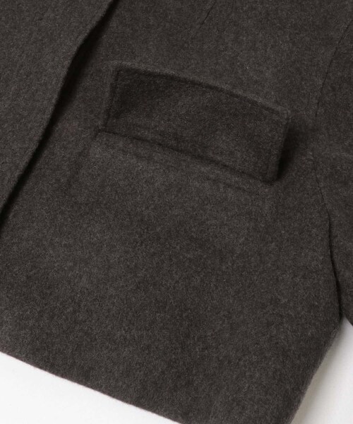 URBAN RESEARCH(アーバンリサーチ)の「new basic RIDGE MINIMAL SHORT COAT(テーラードジャケット・レディース・D.BROWN/LT BEIGE・36/38)」の5枚目の写真