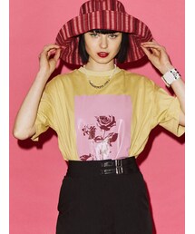 jouetie | ローズフォト BIG Tシャツ(Tシャツ/カットソー)