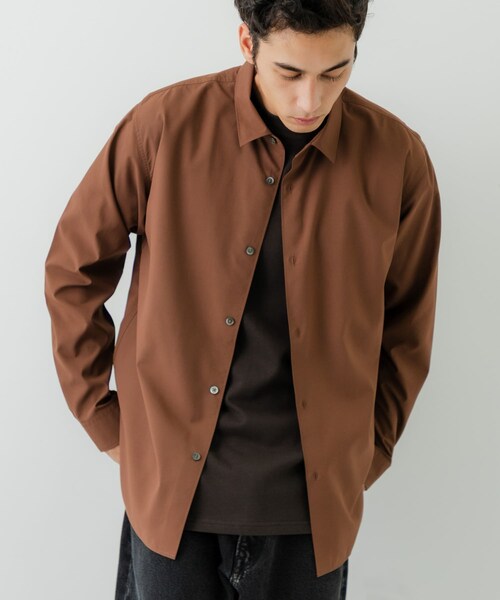 URBAN RESEARCH（アーバンリサーチ）の「Typewriter Washed Shirts（シャツ/ブラウス・メンズ・OFF/BEIGE/BROWN/NAVY・M/L）」の13枚目の写真
