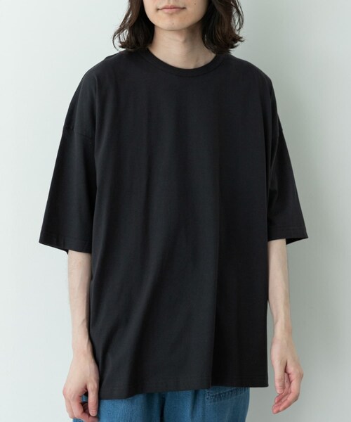 URBAN RESEARCH Sonny Label（アーバンリサーチサニーレーベル）の「SHELTECH　WIDE T-SHIRTS（Tシャツ/カットソー・メンズ・BLACK/WHITE/GRAY・M/L/XL）」の18枚目の写真