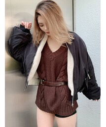 GYDA | リバーシブルエコファーoriginal color MA-1(MA-1)